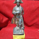 Statueta franceza Napoleon Bonaparte din cositor aurit