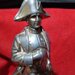 Statueta franceza Napoleon Bonaparte din cositor aurit